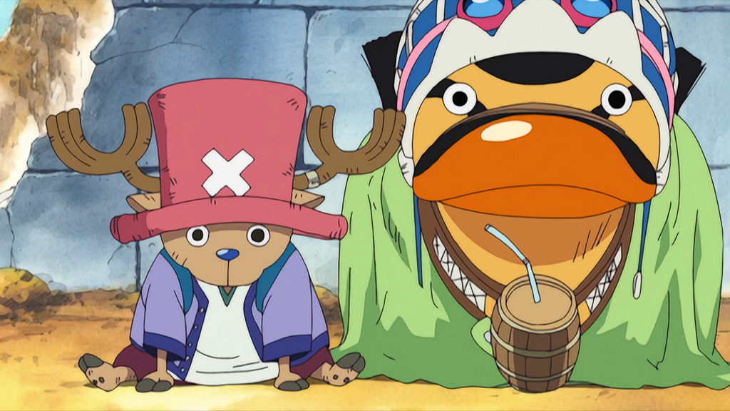 One Piece EP 96 Chopper is paying close attention to the plan for Alabasta.