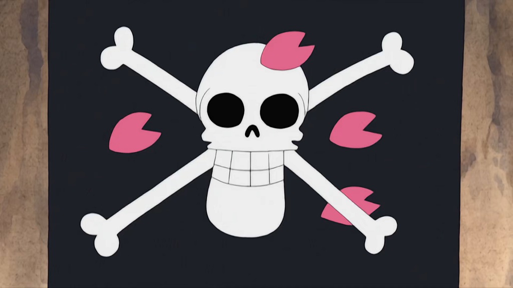 One piece Episode 85. We get to see Chopper's Pirate flag.