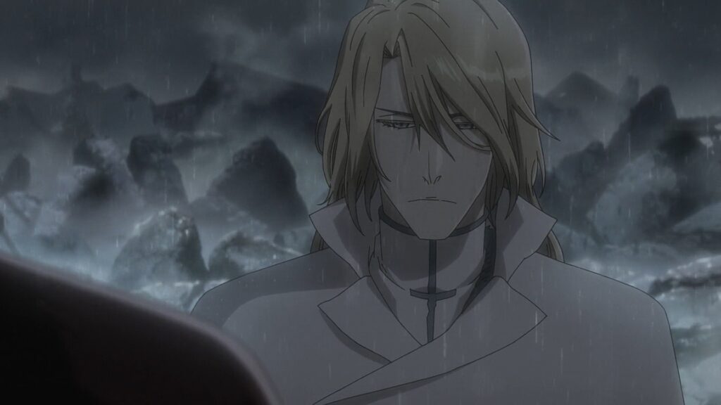 Bleach Thousand Year Blood War Jugram Haschwalth Standing in the Rain Episode 7