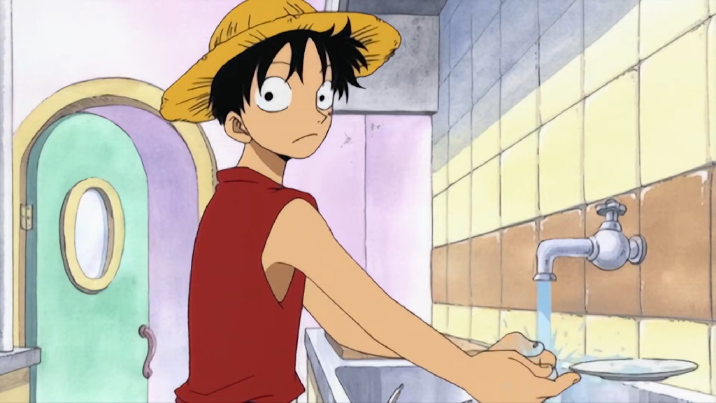 Luffy is way more funnier in anime than he is in manga. He will give his life for his crewmates, he is just not the best person to handle delicate things!