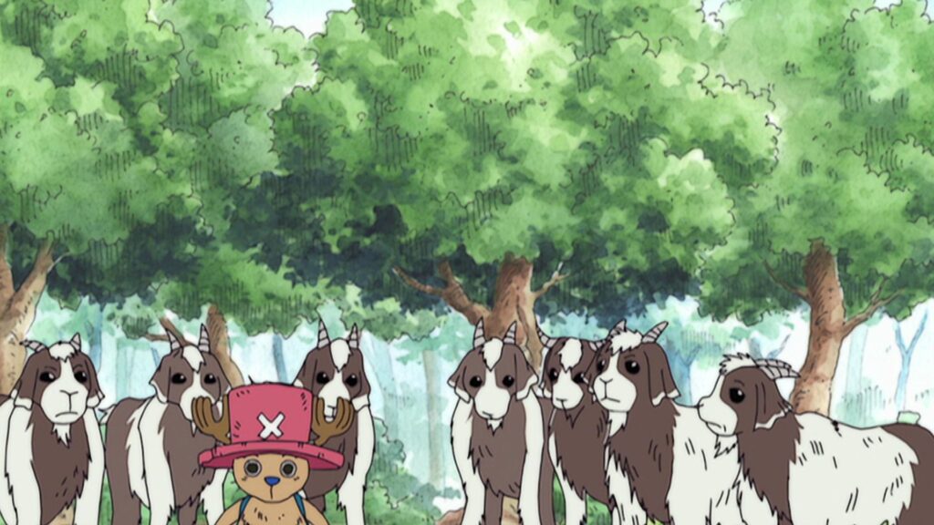 One piece 136 The Goat Island mini-arc shows the development of the relationship between the Straw Hats.