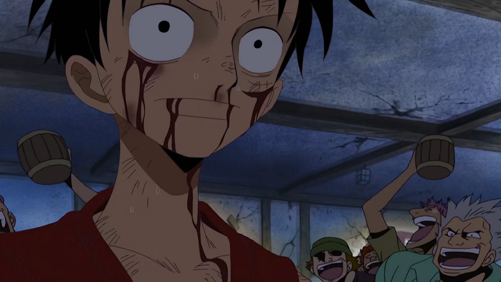 One Piece Episode 145 Luffy Shanks Mirror in Jaya Arc