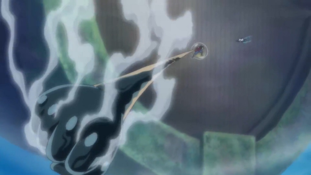 One piece Episode 556 Luffy uses Armament Haki