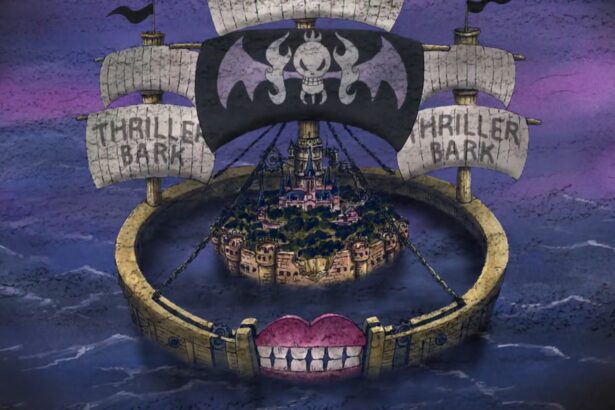 One Piece 343 Thriller Bark Ship is huge.