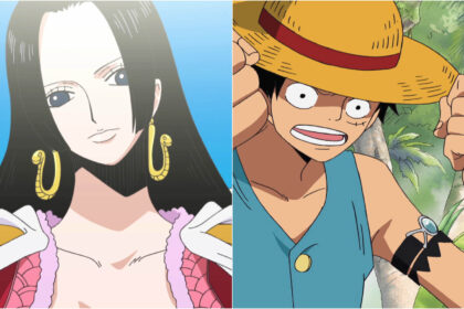 One Piece Luffy and Boa Hancock in Amazon Lily Arc