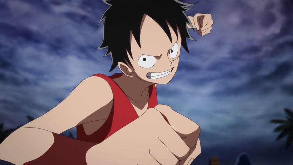 One Piece Luffy fights against Arlong to save his friends