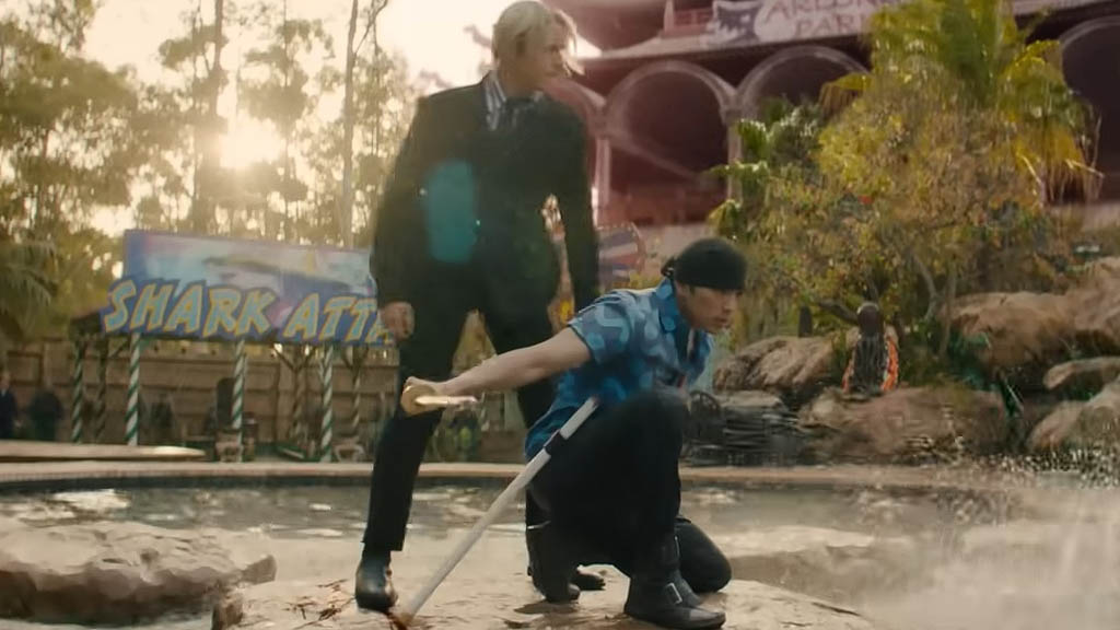 One Piece Live Action Sanji and Zoro fighting together in the Official Trailer