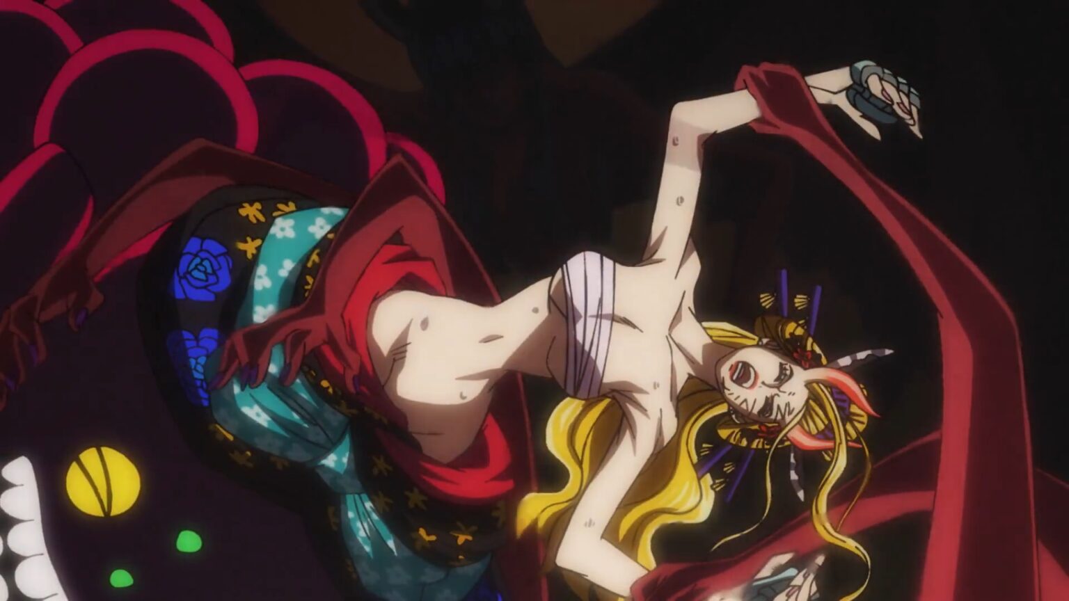 One Piece 1040 Nico Robin Breaks every bone in Maria's Body.
