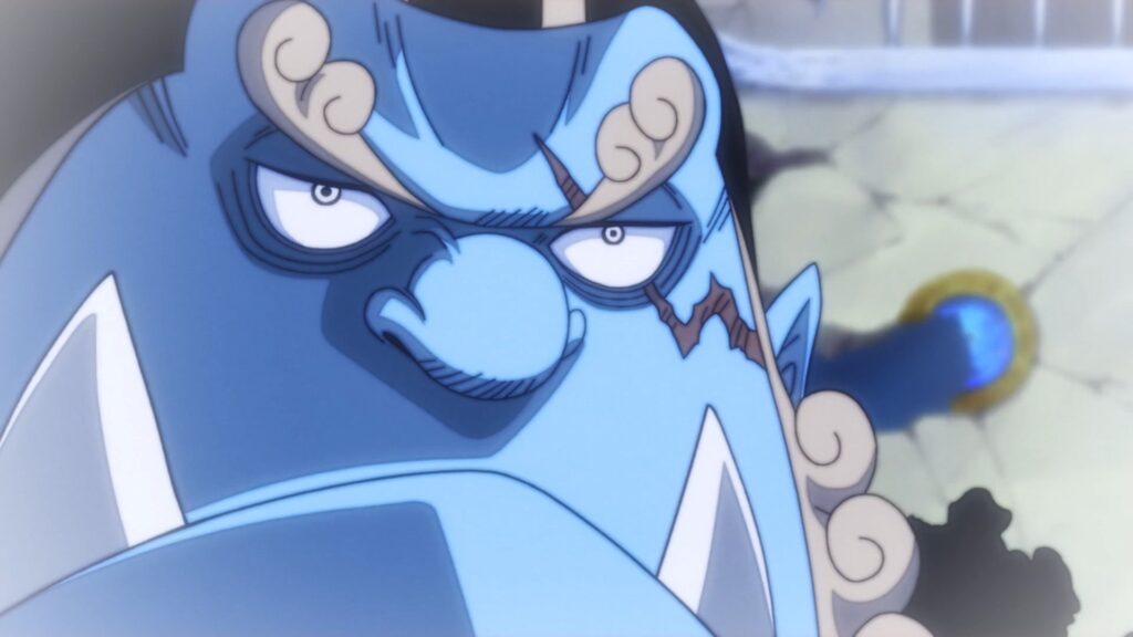 One Piece 1040 Jinbei is a former warlord of the sea and the current helmsman of the Strawhats.