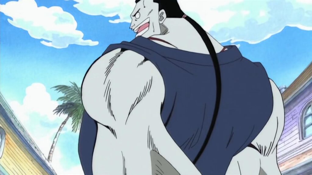 One Piece 1040 Kuroobi is another user of Fishman Karate and a decent one at that, he is a friend of Arlong.