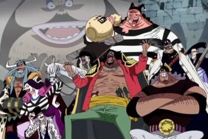 One Piece 482 The Blackbeard Pirates made their appearance at Marineford to steal Whitebeard Devil Fruit.