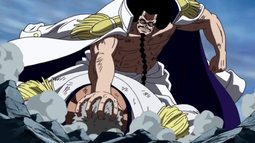 One Piece 480 Sengoku Stops Garp from killing Admiral Sakazuki.