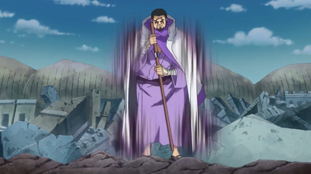 One Piece 744 The Devil Fruit of Fujitora allows him to control gravity.