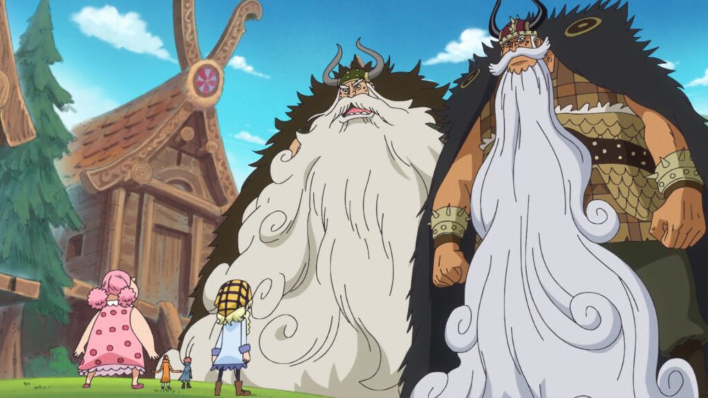 One Piece 836 Loki is the son of the Leader of Elbaff and he married one of the Big Mom's Daughters.