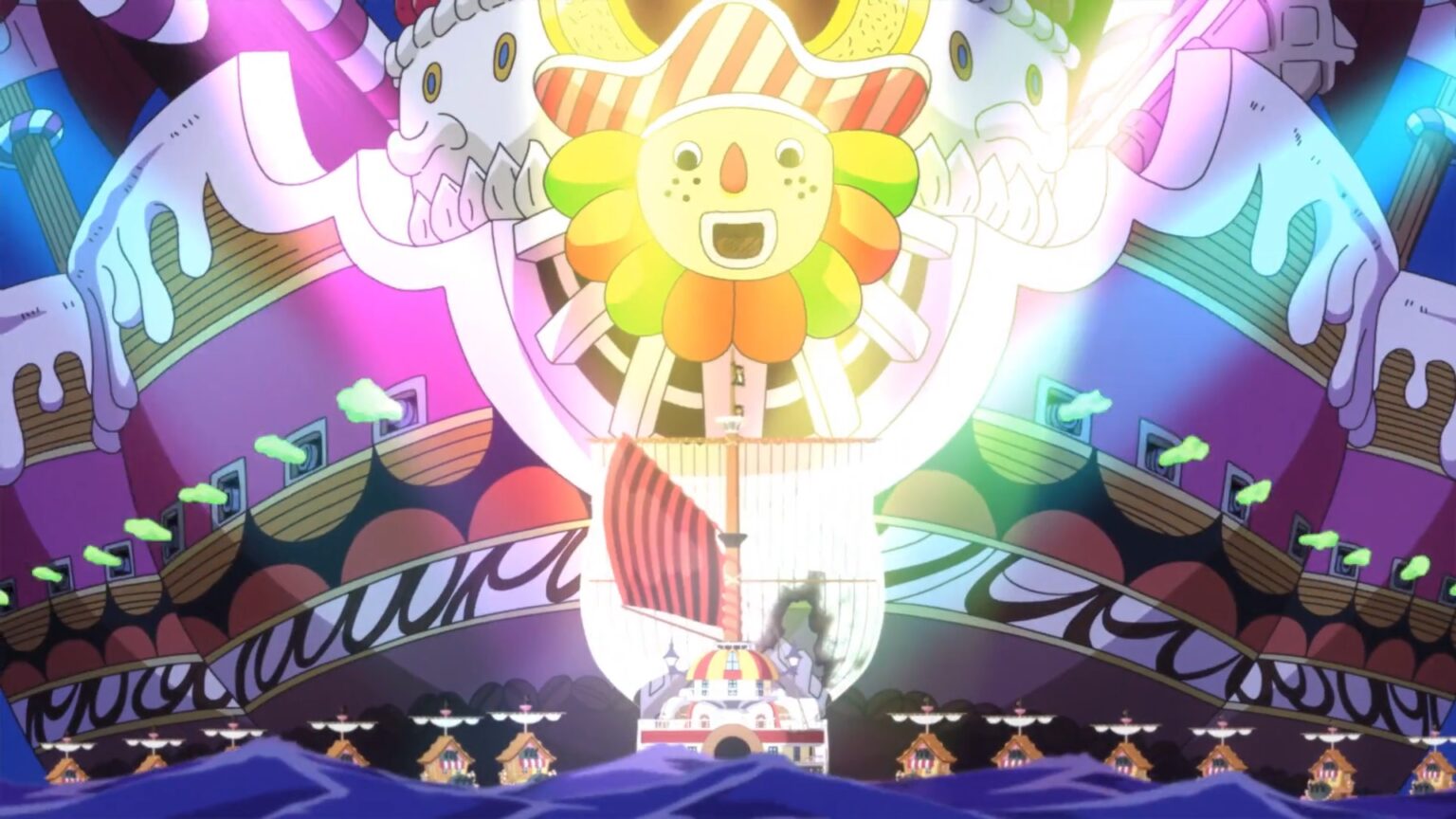 One Piece 872 The Big Mom Pirates are one of Younkou Crew Living on Whole Cake Island.