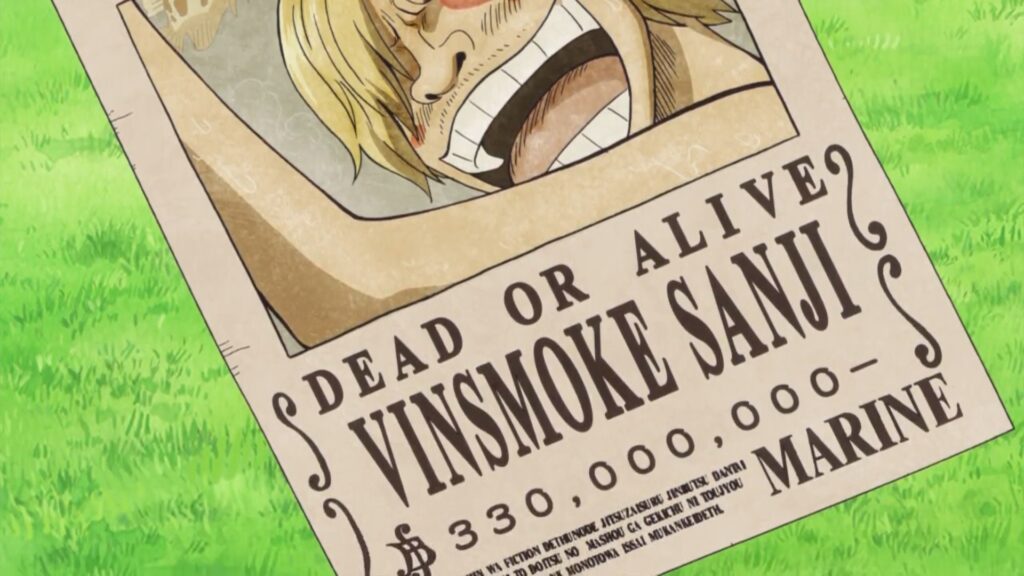 One Piece 879 The Bounty of Sanji Increase due to his affiliation to Vinsmoke family.