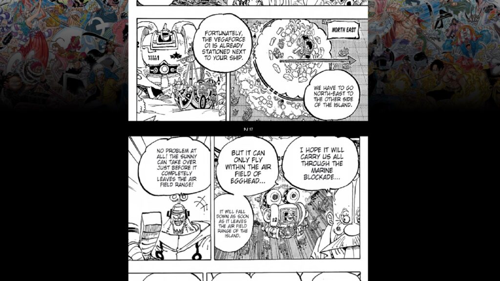 One Piece Chapter 1090 Strawhats prepare their escape plan from Egghead.