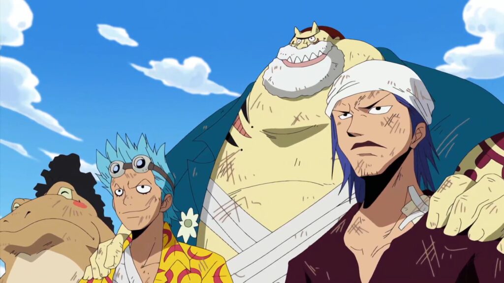 One Piece 241 Cutty Flam is the name of Franky from his youth.