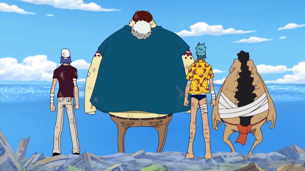 One Piece 241 Cutty Flam dreams of building a ship that can travel all across the grandline.