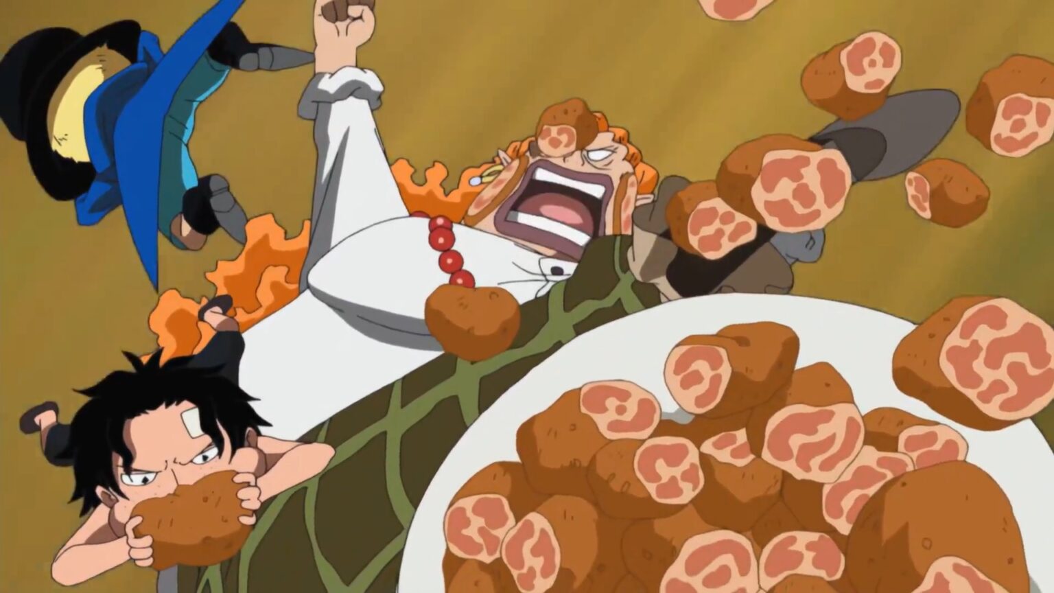 One Piece 497 Dadan Family is the adoptive family of Aces, Luffy and Sabo.