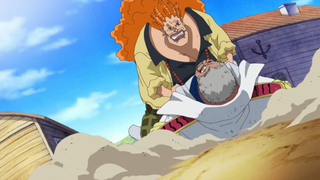 One Piece 497 Dadan Confronts Garp for not Saving Ace,