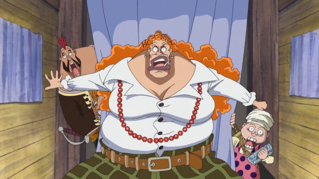 One Piece 497 Curly Dadan Leads the Dadan Family.