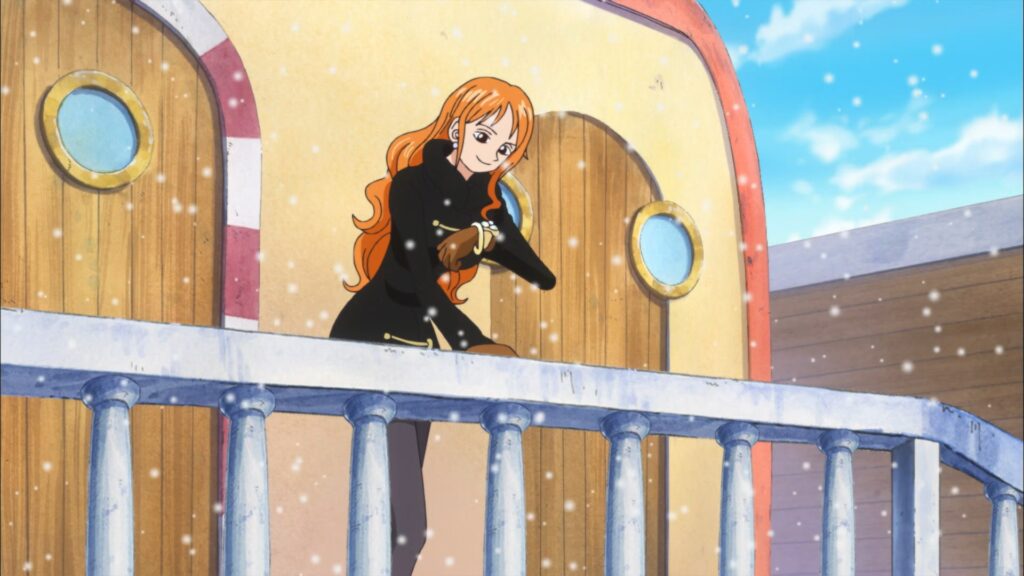 One Piece 721 Nami adapted instantly to sailing to the New World.