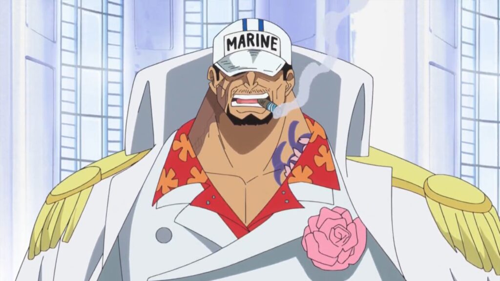 One Piece Episode 799 Akainu is the new Fleet Admiral after what Sengoku Retired.