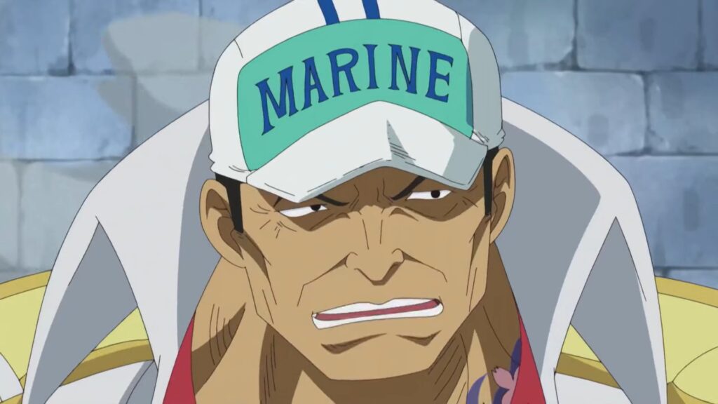 One Piece episode 482 Akainu Sakazuki was given the chance to become fleet admiral.