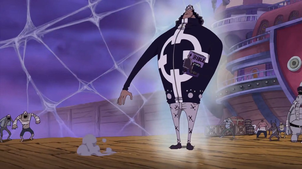 One Piece 368 Bartholomew Kuma is one of the tallest characters in One Piece.