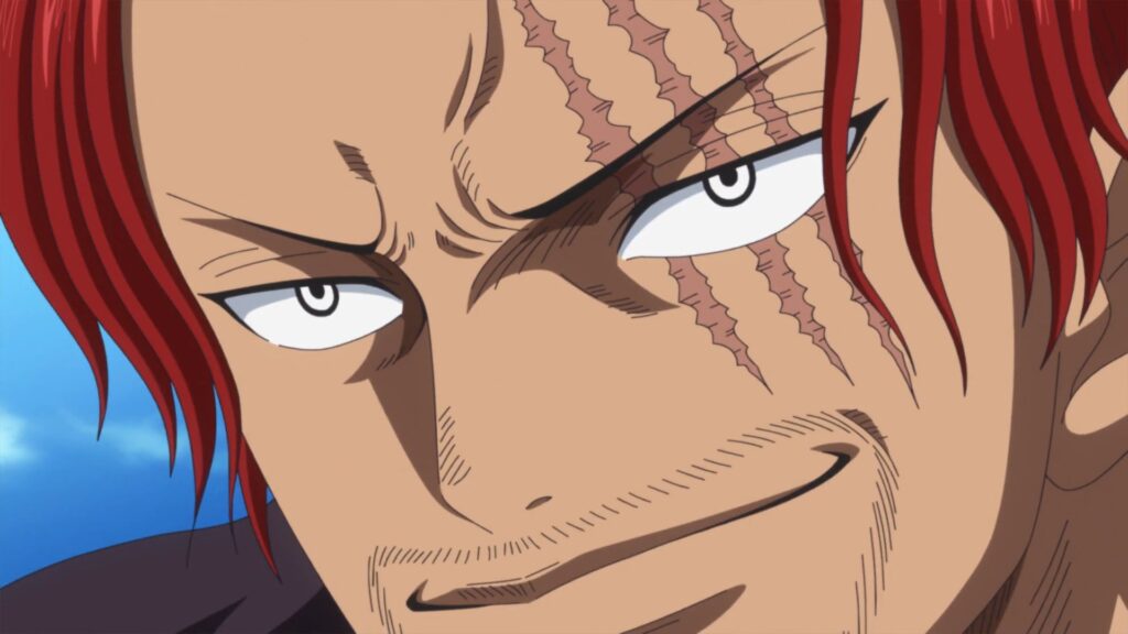 One Piece 957 Red Hair Shanks is the leader a Yonko Crew and a strong haki user.