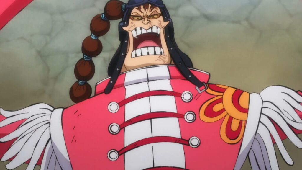 One Piece 1002 Scratchmen Apoo is now a member of the Beast Pirates After he betrayed Kid and Basil.