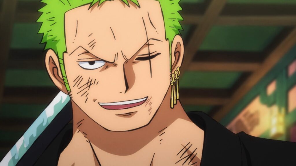 One Piece 1002 Roronoa Zoro is the first mate of the Pirate King Monkey D luffy.