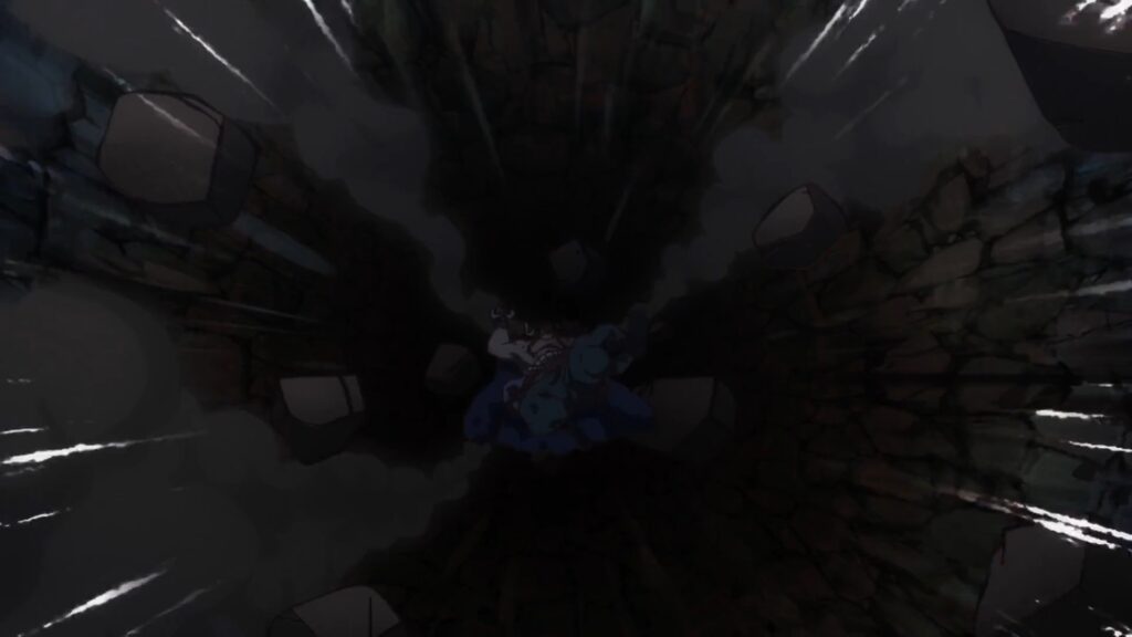 One Piece 1077 Wano is free. Luffy hit Kaido so that he sent him flying towards middle of the earth.