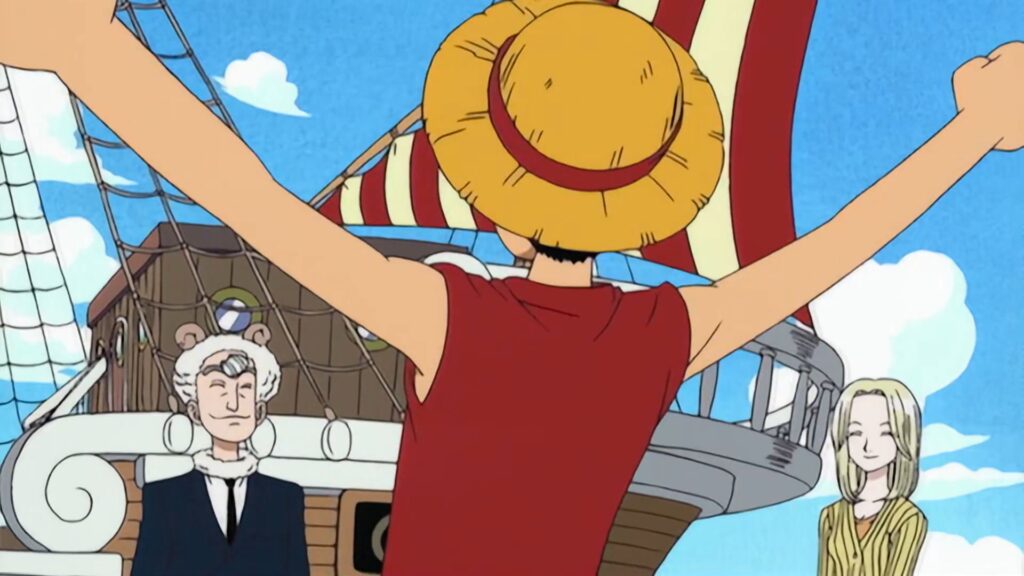 One Piece 17 The Straw hats received Going Merry as a reward for saving Kaya.