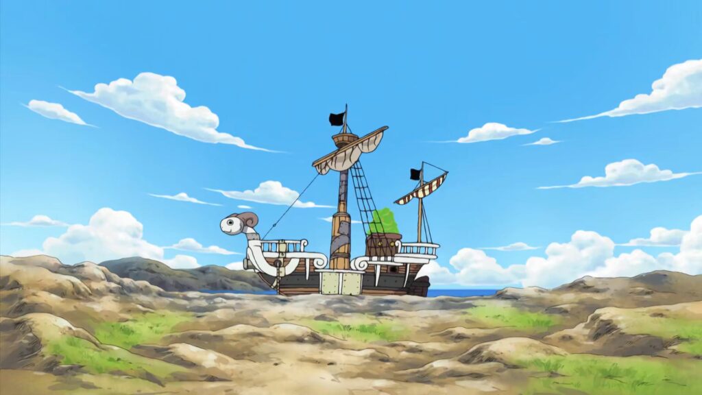 One Piece 233 Going Merry took some serious Damaged in Enies Lobby Arc.