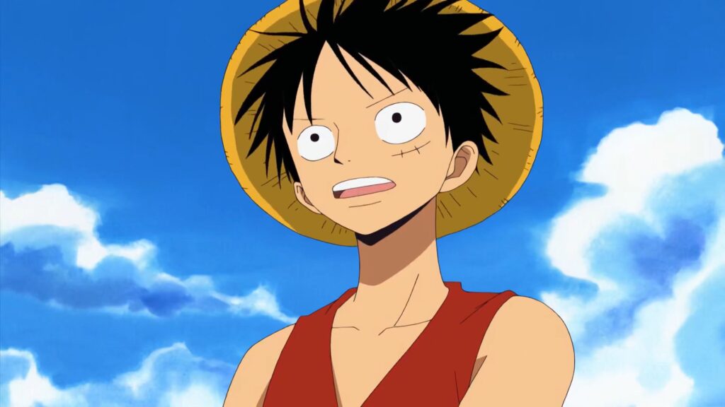 One Piece 233 Luffy is talking to going Merry. They have a strong bond that cannot be broken.