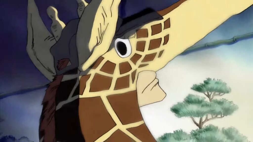 One Piece 325 Kaku awakened his Model Giraffe Devil Fruit in the rematch with zoro.