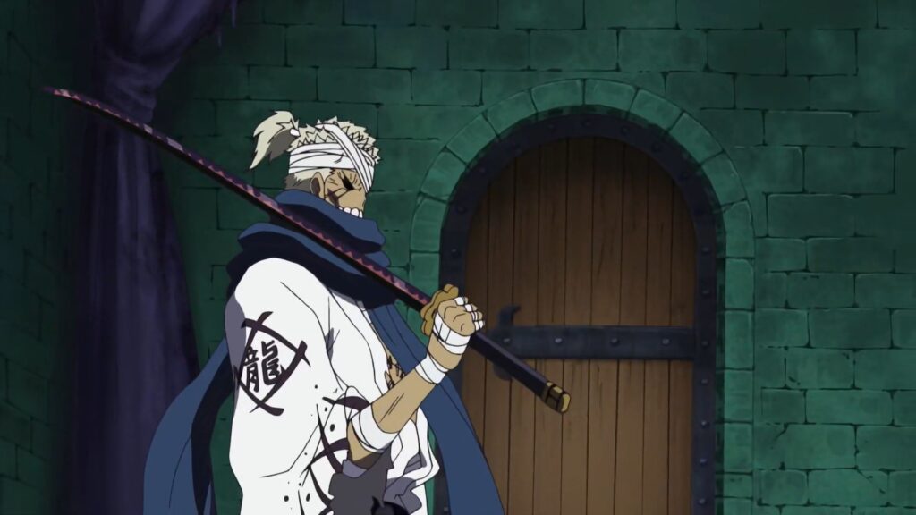 One Piece 349 Shusui is the national treasure of the Wano people. It belonged to Ryuma then to Zoro.