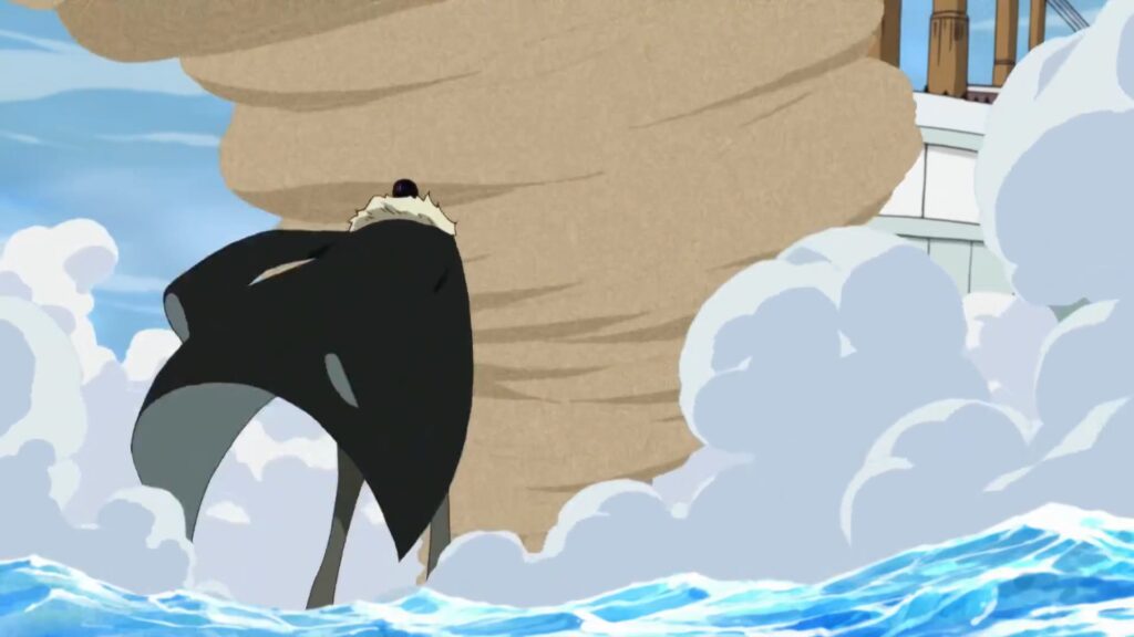 One Piece 469 Crocodile Power consists in his Devil Fruit The sand Sand. Which allows him to control the sand.
