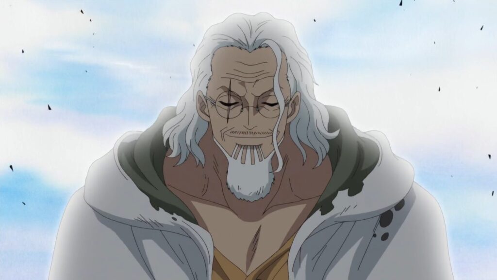 One Piece 516 Rayleigh has a good knowledge of Haki. He is the one who taught Luffy.