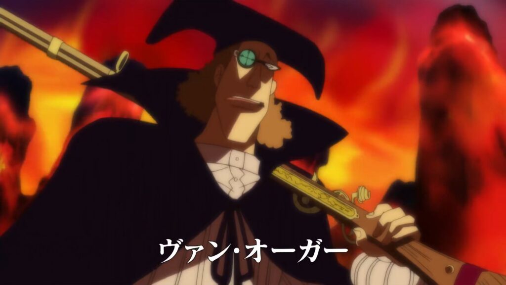 One Piece 517 Van Augur is the sniper of the Blackbeard Pirates.