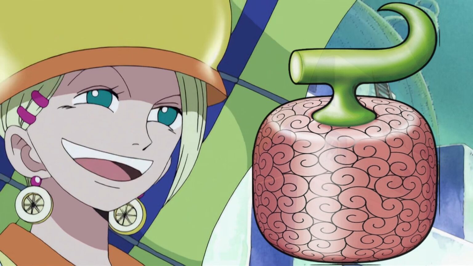 One Piece 66 Mikita has the Devil Fruit Named Slip Slip Devil Fruit.