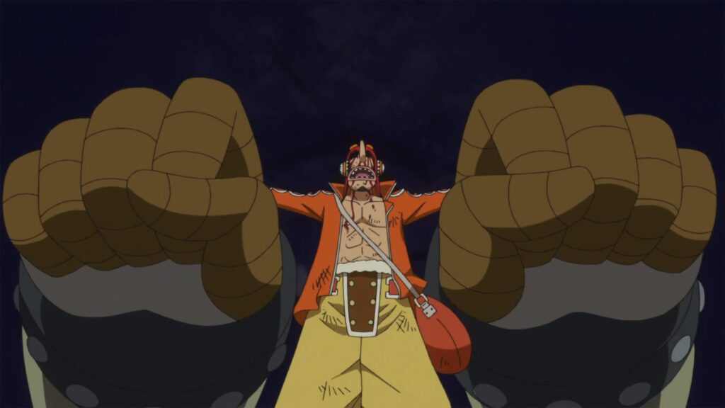 One Piece 750 Usopp gets called by Hajrudin God Usopp as he broke the Hobby Hobby Fruit curse.