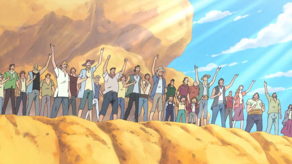 One Piece 750 The future looks fine for the straw hats. They are heading strong for the Zou and Reverie Arc.