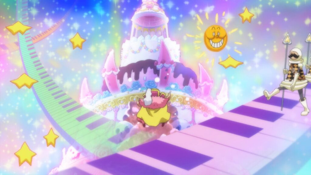 One Piece 872 Big Mom's Territory is called Totto Land and the capital is Whole Cake Island.