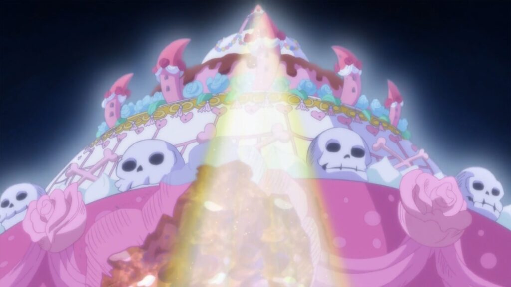 One Piece 875 Sanji made the best wedding cake ever to calm down the hunger crisis of Big Mom.