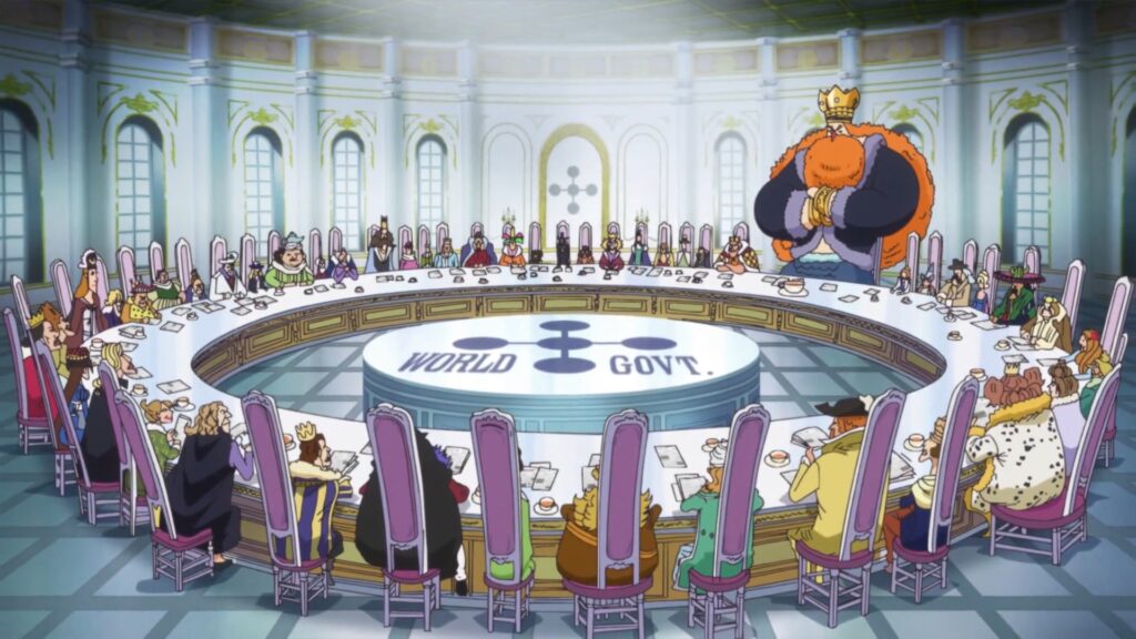 One Piece 899 The World Government Purpose is to gather all the leader annually at the Reverie and solve the issues.