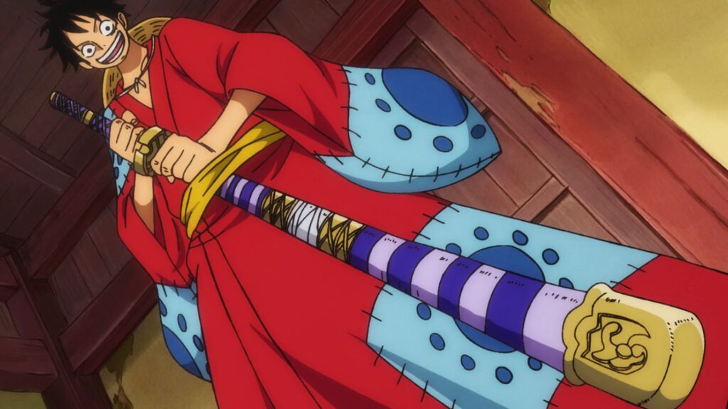 One Piece 857 Nidai kitetsu is the predecessor of Sandai and is also a cursed blade.