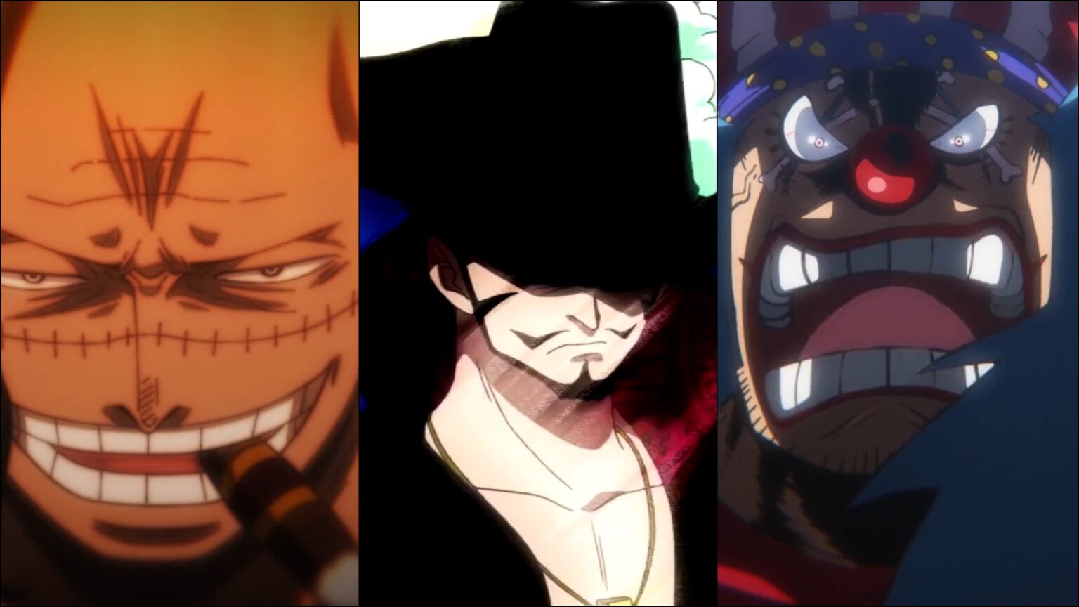 One Piece 957 Crossguild is an interesting organisation lead by Mihawk Crocodile and Buggy.
